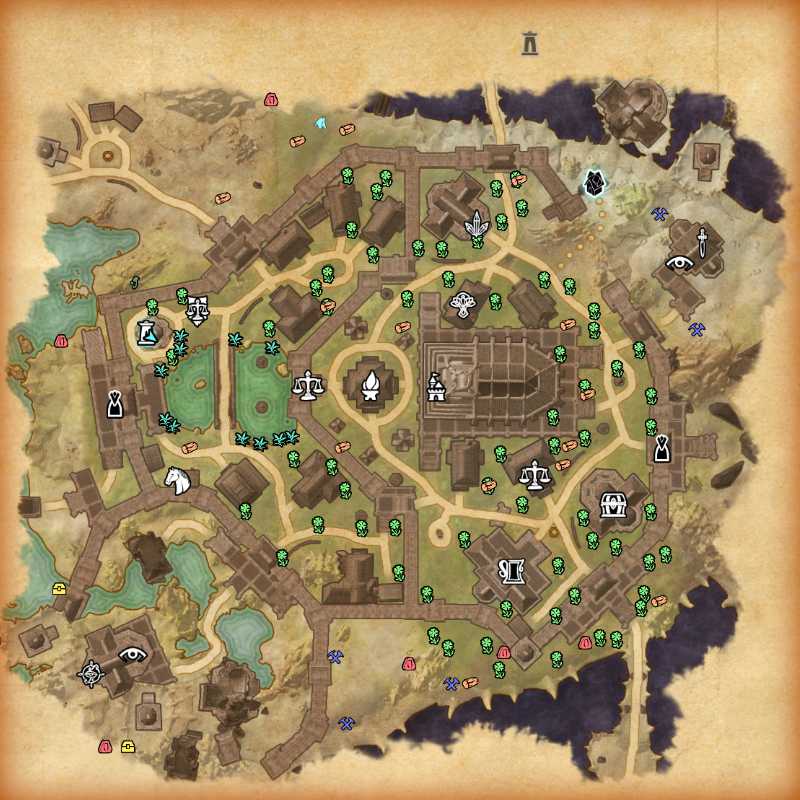 Map of Hollow City, Coldharbour – ESO Map of Hollow City, Coldharbour – ESO