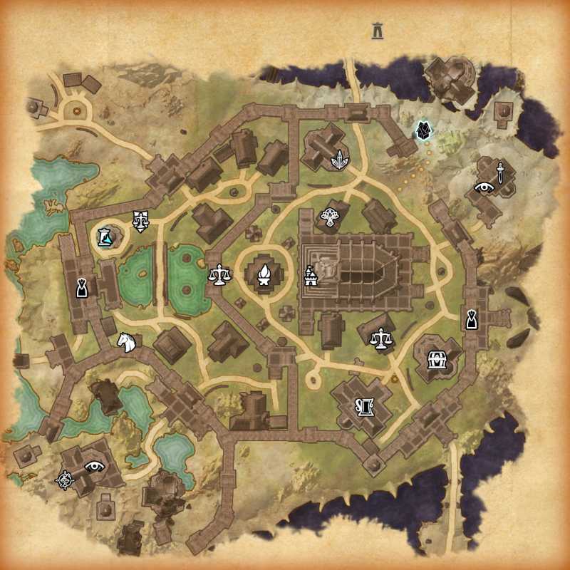 Map of Hollow City, Coldharbour – ESO Map of Hollow City, Coldharbour – ESO