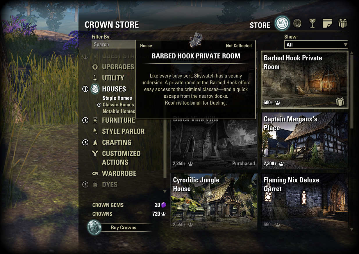 ESO Crownstore House Preview ESO Crownstore House Preview